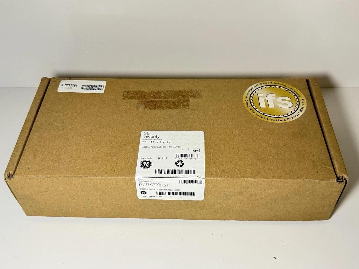 Used GE General Electric Security Video Surveillance Power Supply PS-R3-115-07 Ifs