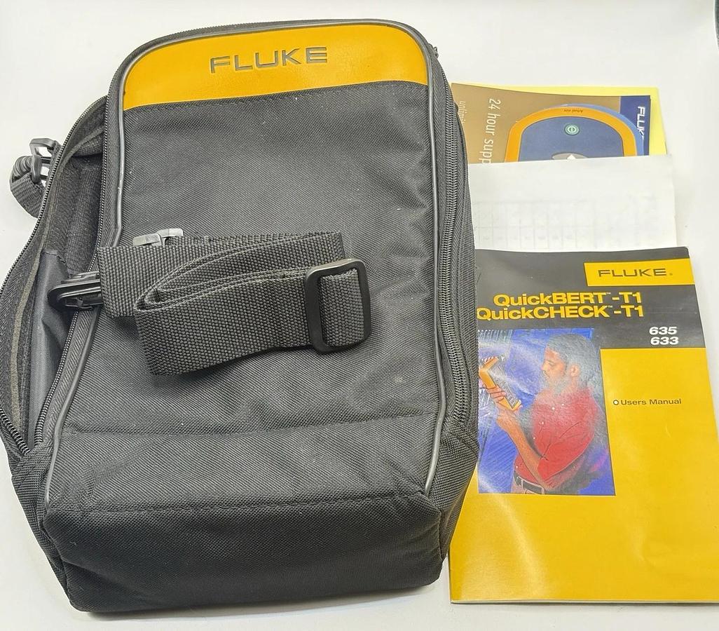 Used Fluke Networks 635A QuickBERT‑T1 Handheld T1 Analyzer BERT Tester