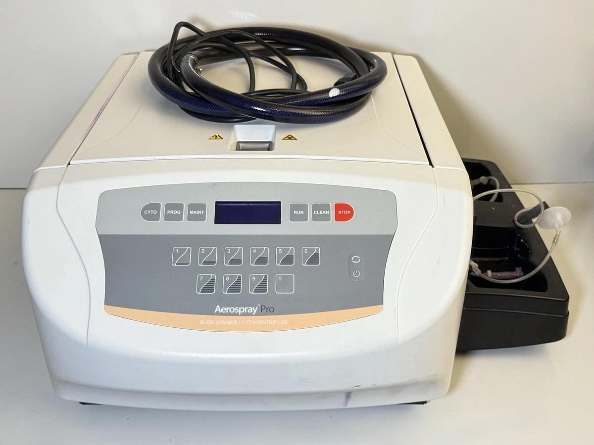 Used Elitech Aerospray Pro 7151 Cytology Centrifuge Slide Stainer Cytocentrifuge