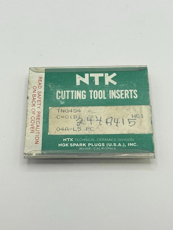 Used NTK Cutting Tool Inserts Ceramic TNG454 (HC1NTK)