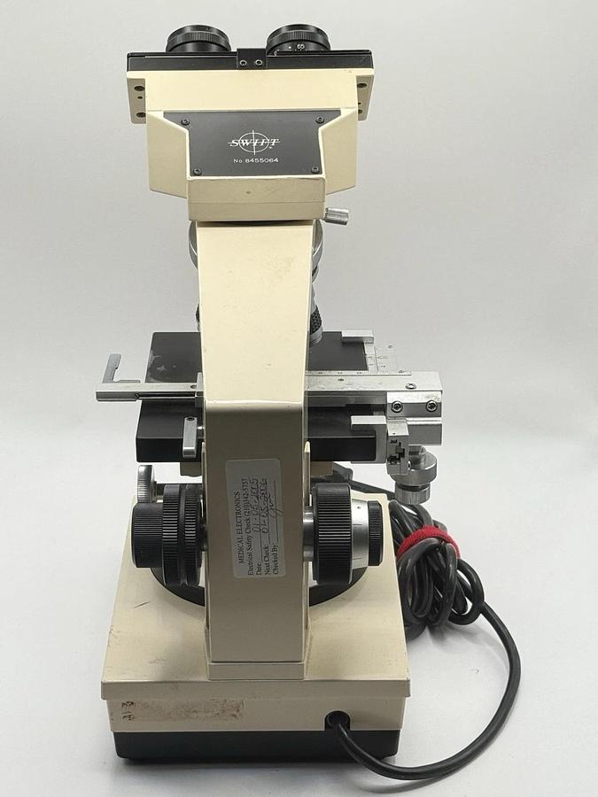 Used Swift M1000-D Series Medical Biological Binocular Microscope + 4 Objectives