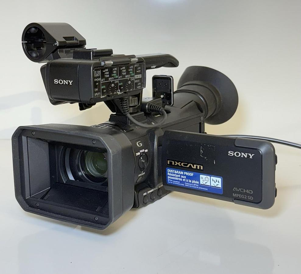 Used Sony HXR-NX70U Digital HD Compact Camera Video Recorder w/ Control Switch Block