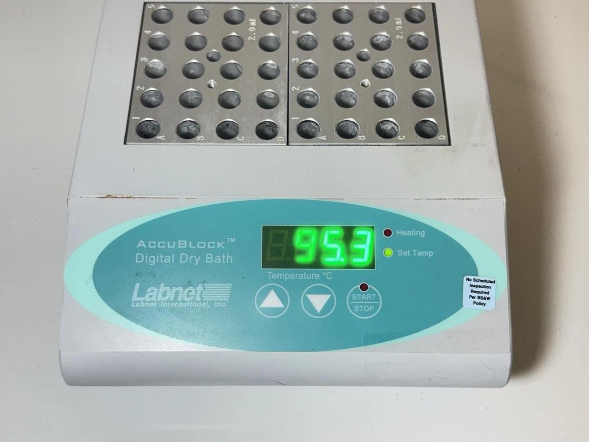 Used Labnet D1200 AccuBlock Digital Dry Bath Heated Laboratory Device