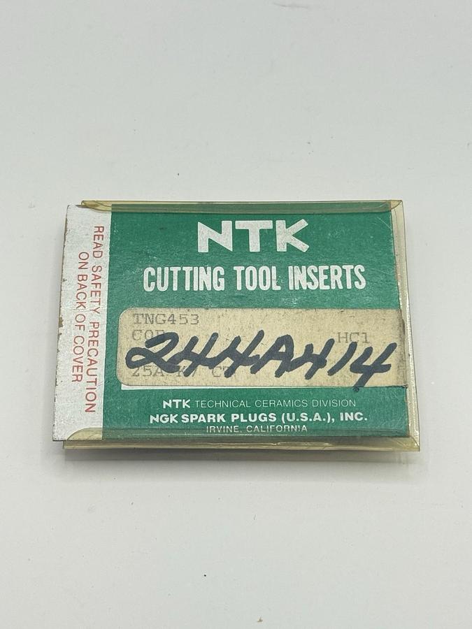 Used NTK Cutting Tool Inserts Ceramic TNG453 (HC1NTK)