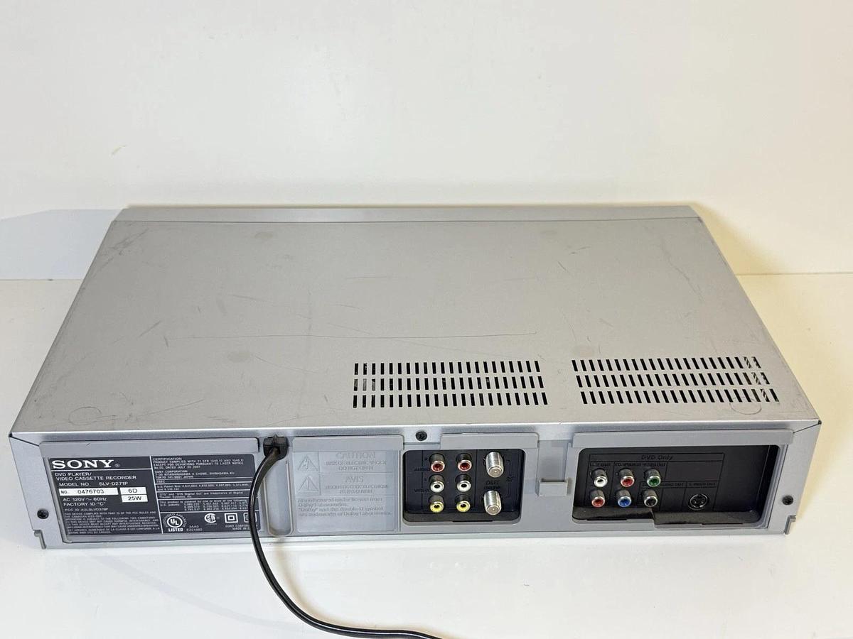 Used Sony SLV-D271P DVD Player / Video Cassette Recorder