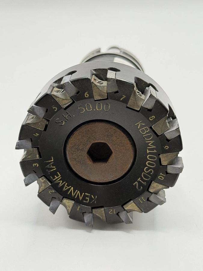 Used KENNAMETAL KBDM100SD12 100mm Beyond Diamond PCD Shell Mill