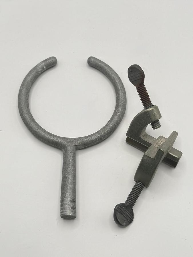 Used Buchi Rotovapor Rotary Evaporator - Replacement Parts: clamp & glassware holder