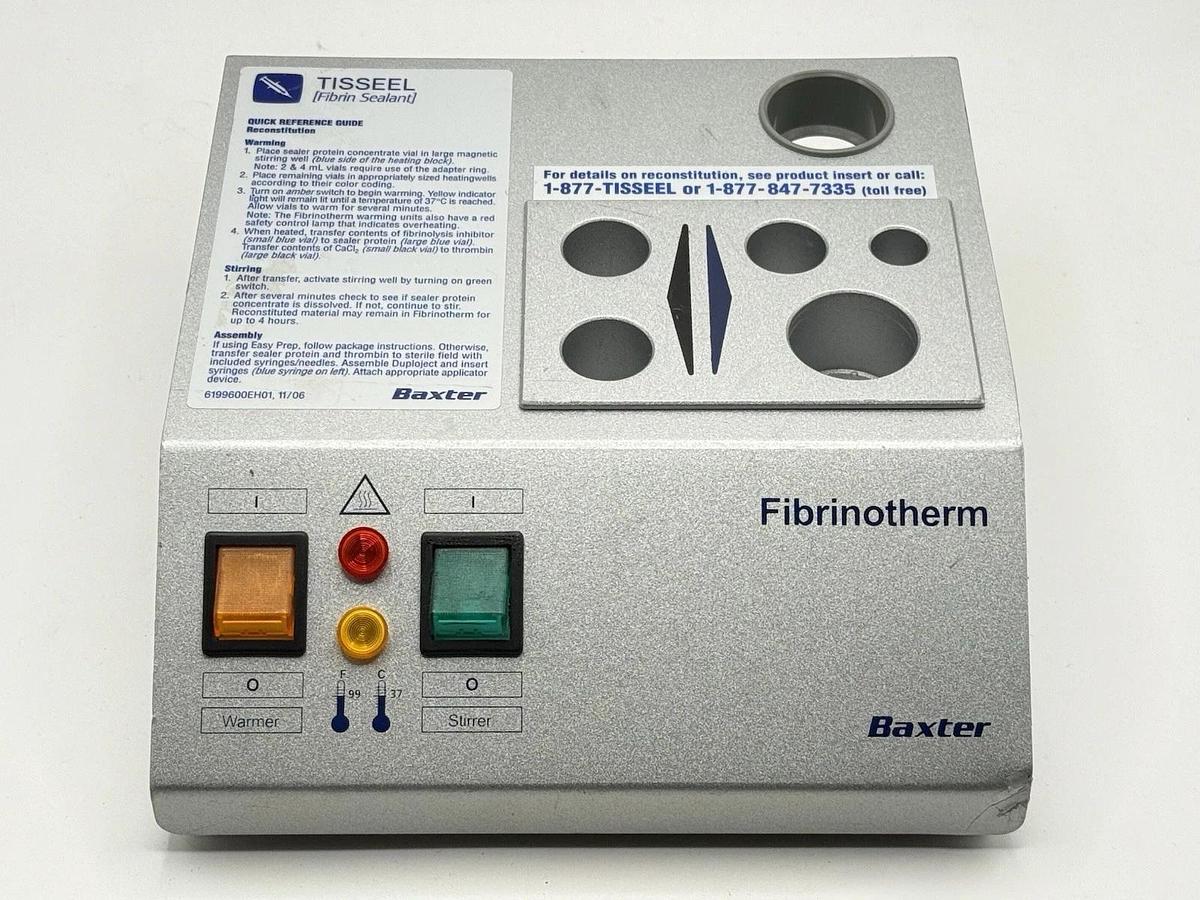 Used Baxter Fibrinotherm Heat Block with Magnetic Stirring