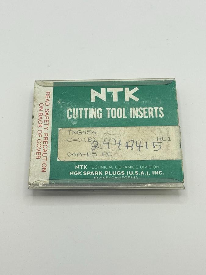 Used NTK Cutting Tool Inserts Ceramic TNG454 (HC1NTK)