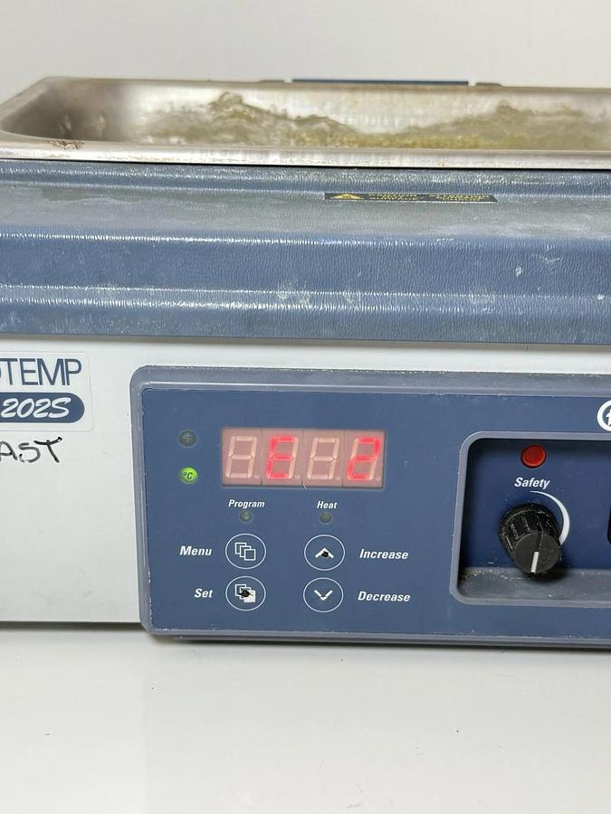 Used Fisher Scientific Isotemp 202S Digital-Control Water Bath