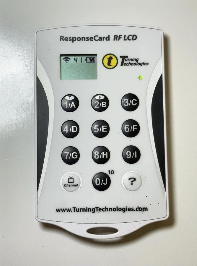 Used (Lot Of 203) Turning Technologies RCRF-03 ResponseCard RF LCD Clicker