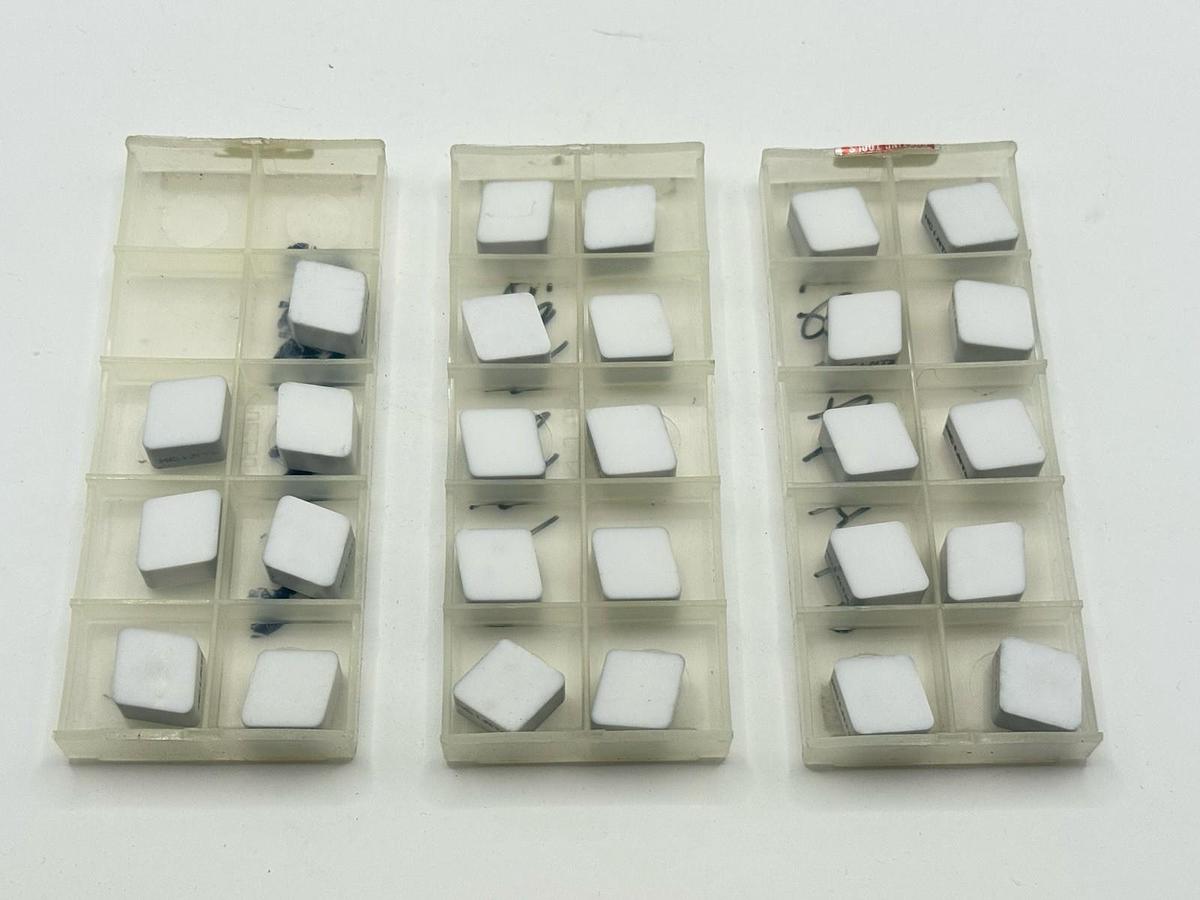 Used NTK Turning Inserts white Ceramic HC1CNMN454-ENC