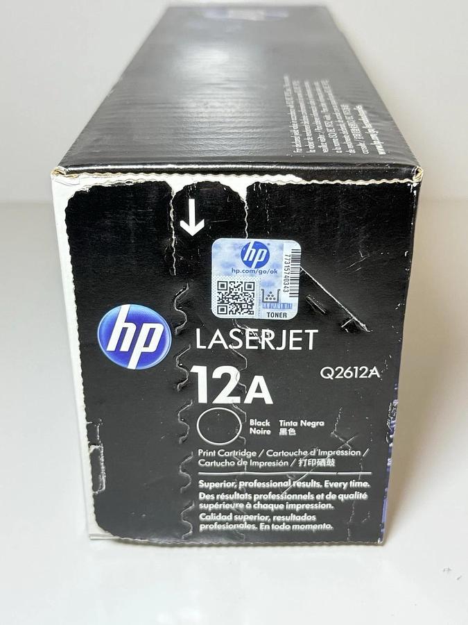 Used New HP LaserJet 12A Q2612A Black Toner Print Cartridge - LOT of 3