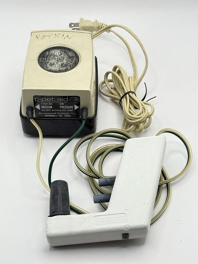 Used Drummond Scientific Pipet-Aid Vacuum Pressure Pump Unit with Controller