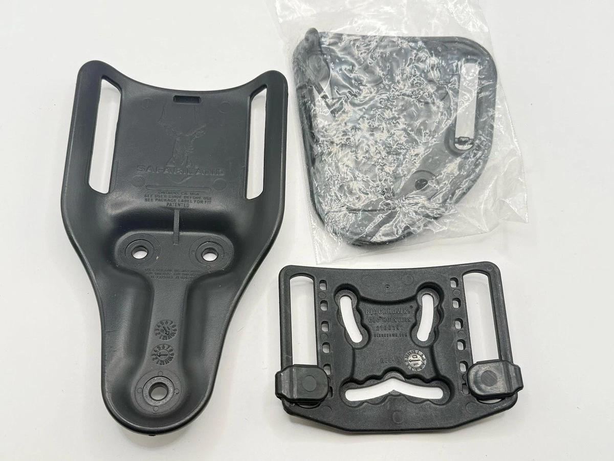 Used Safariland & BLACKHAWK Bundle of 3 Belt loop attachment Holsters 2100298