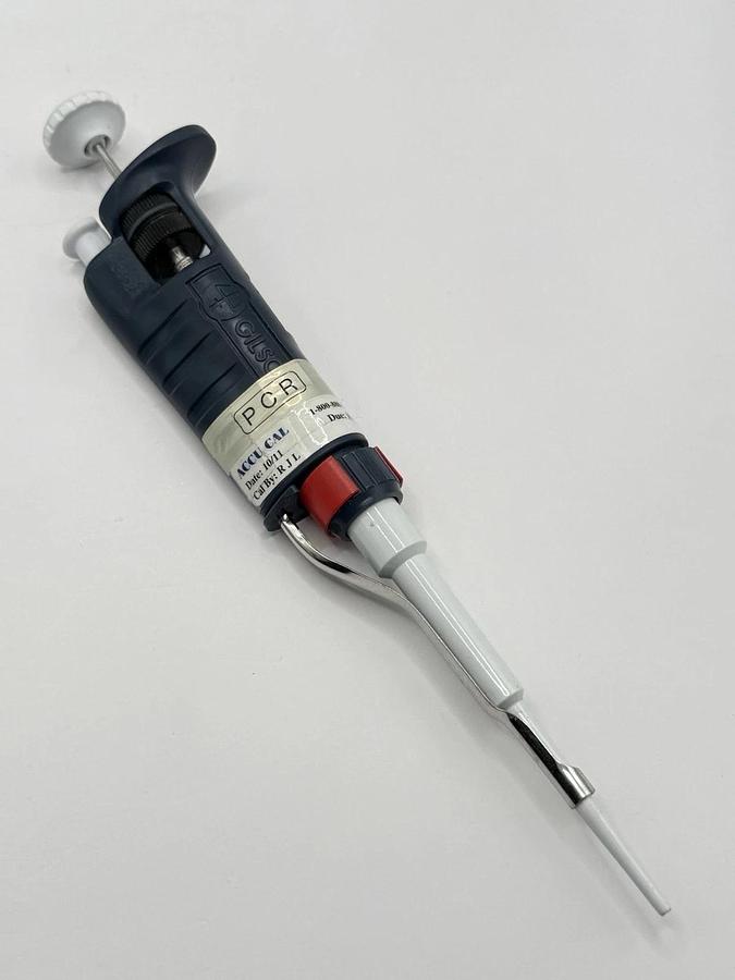 Used Gilson Pipetman Classic P20 Adjustable Single-Channel Pipette Pipet