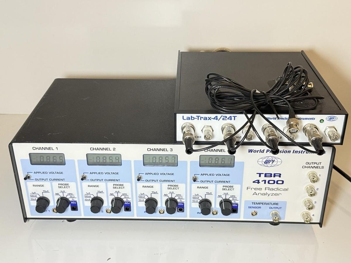 Used World Precision Instruments Free Radical Analyzer TBR 4100 & Lab-trax-4-24T