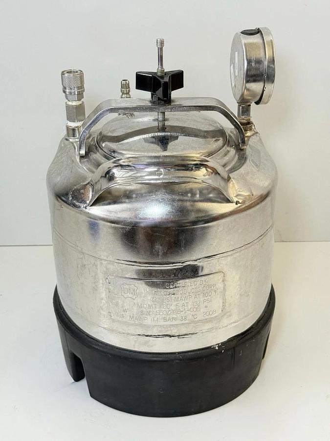 Used UM Alloy Products Corp Pressure Vessel Autoclave Tank (MDMT -20Deg F at 132PSI)