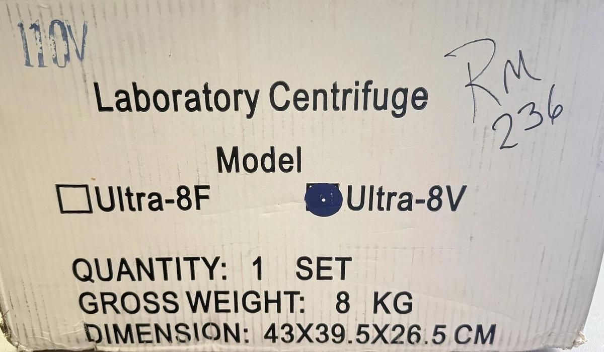 Used L.W. Scientific Ultra-8V Centrifuge Model: U8V-1
