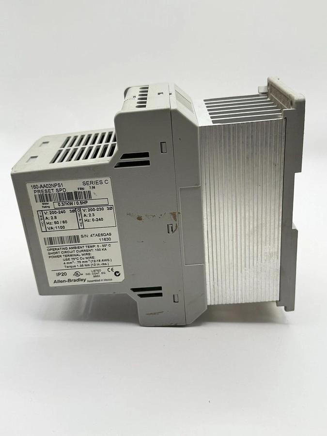 Used Allen-Bradley 160-AA02NPS1 Series C Inverter
