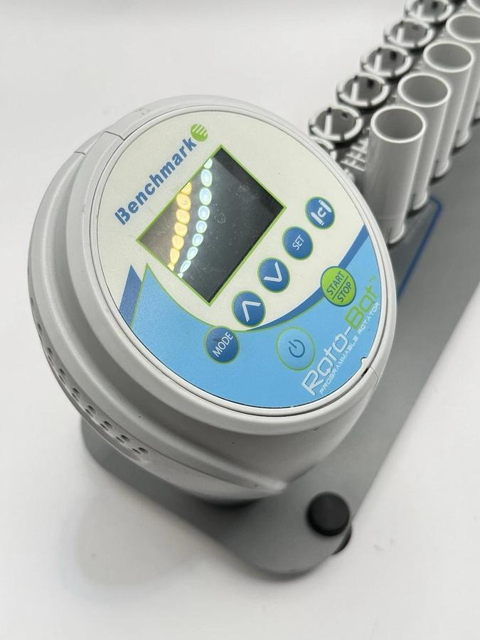 Used Benchmark Scientific R4045 RotoBot Programmable Rotator with Tube Holder