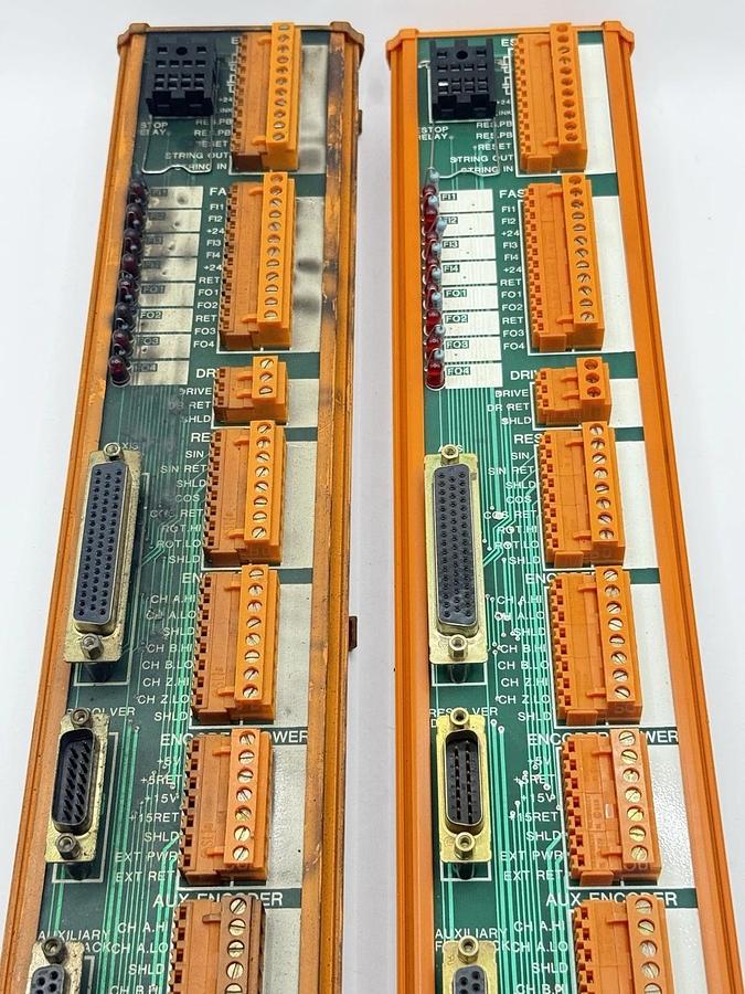 Used lot 2 - Allen Bradley 1771HT Termination Panel 91658102 Relay Board Connectors