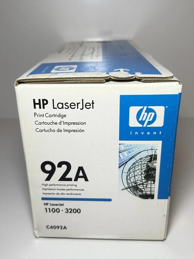 Used New HP 92A LaserJet Toner Cartridge- Black (C4092A) 845925042878