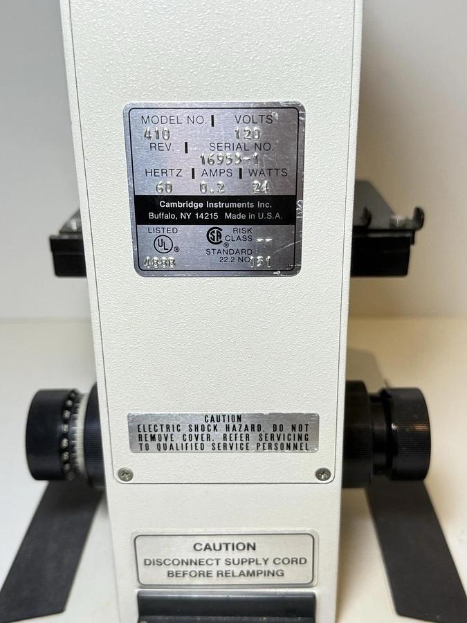 Used Reichert Microstar IV Series Model 410 Compound Microscope - 4 Objectives