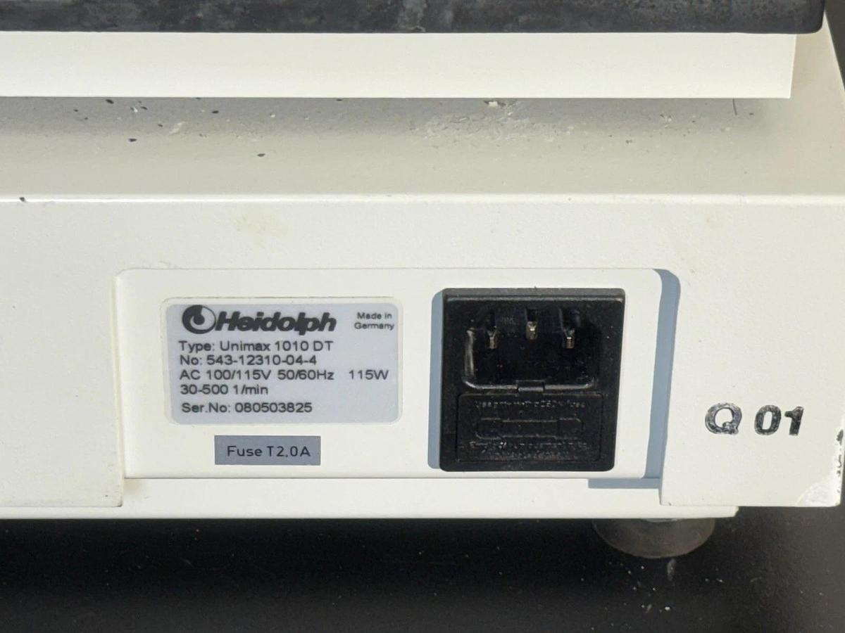 Used Heidolph UNIMAX 1010 DT Digital Platform Shaker Mixer 543-12310-04-4