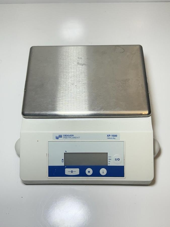 Used Denver Instrument XP-1500 Electronic Lab Scale Balance