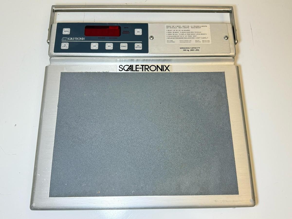 Used Welch Allyn Scale-Tronix 5125 Portable Stand-On Scale