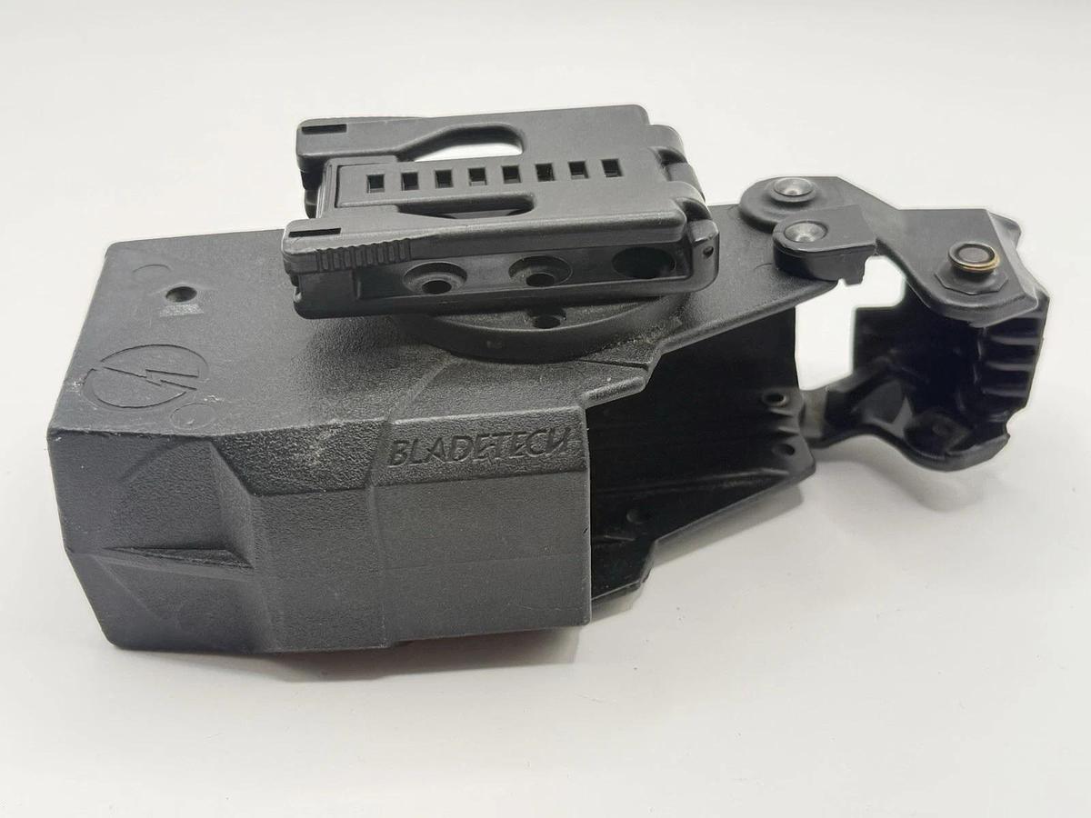 Used BLADETECH Blade-Tech Black Taser Holster with Belt Loop