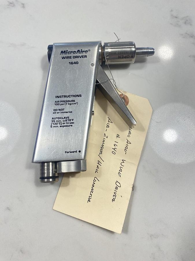 Used MicroAire 1640 Wire Driver Handpiece