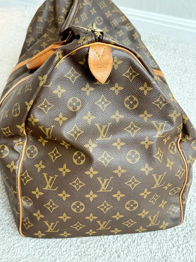 Used Louis Vuitton Monogram Keepall Boston Bag 60 Large Travel Bag