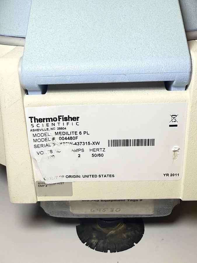Used Thermo Fisher Scientific IEC Medilite 6 PL Microcentrifuge Centrifuge 004480F
