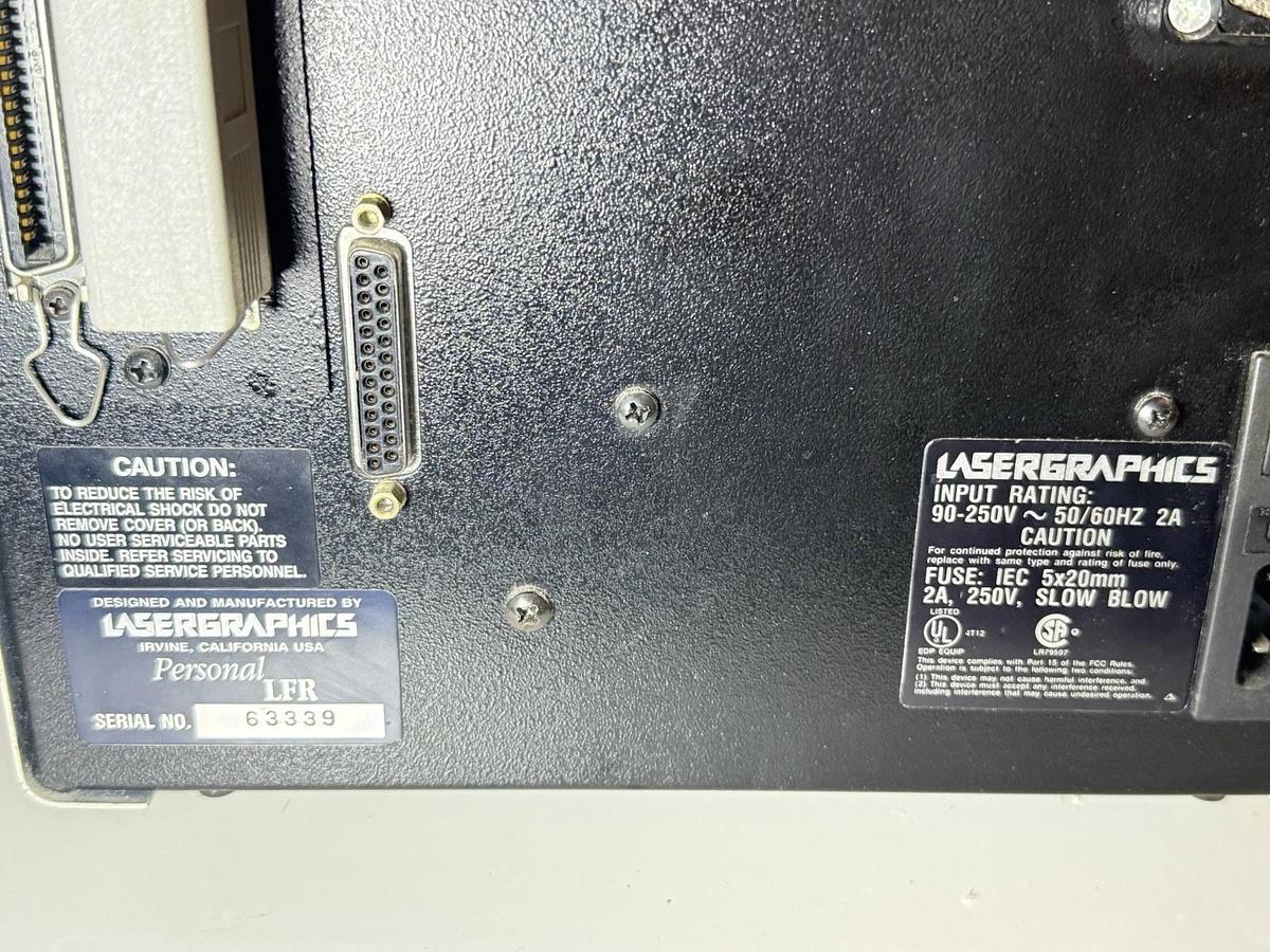Used Lasergraphics Personal LFR Slide Film Recorder