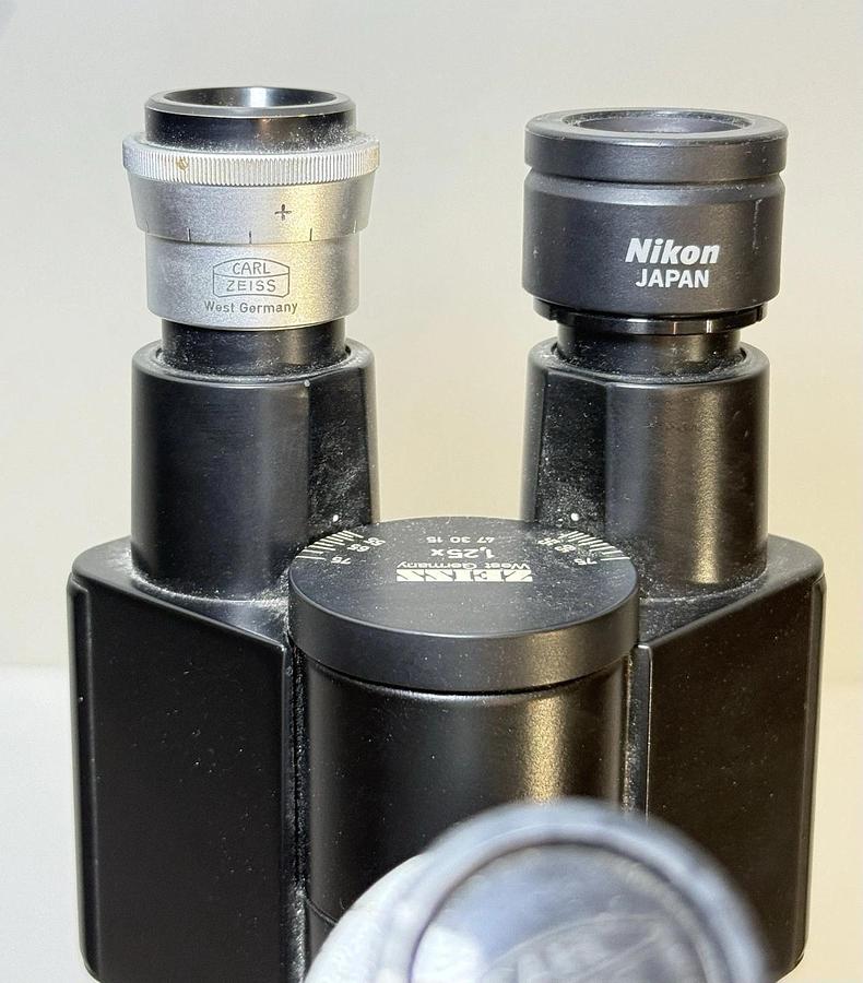 Used Carl Zeiss Trinocular Phase Contrast Microscope