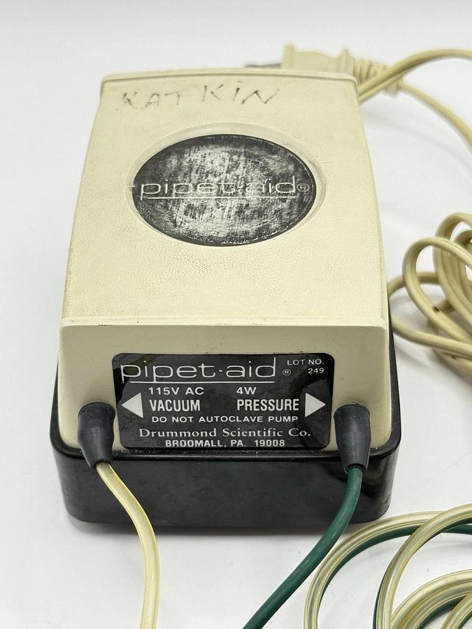 Used Drummond Scientific Pipet-Aid Vacuum Pressure Pump Unit with Controller