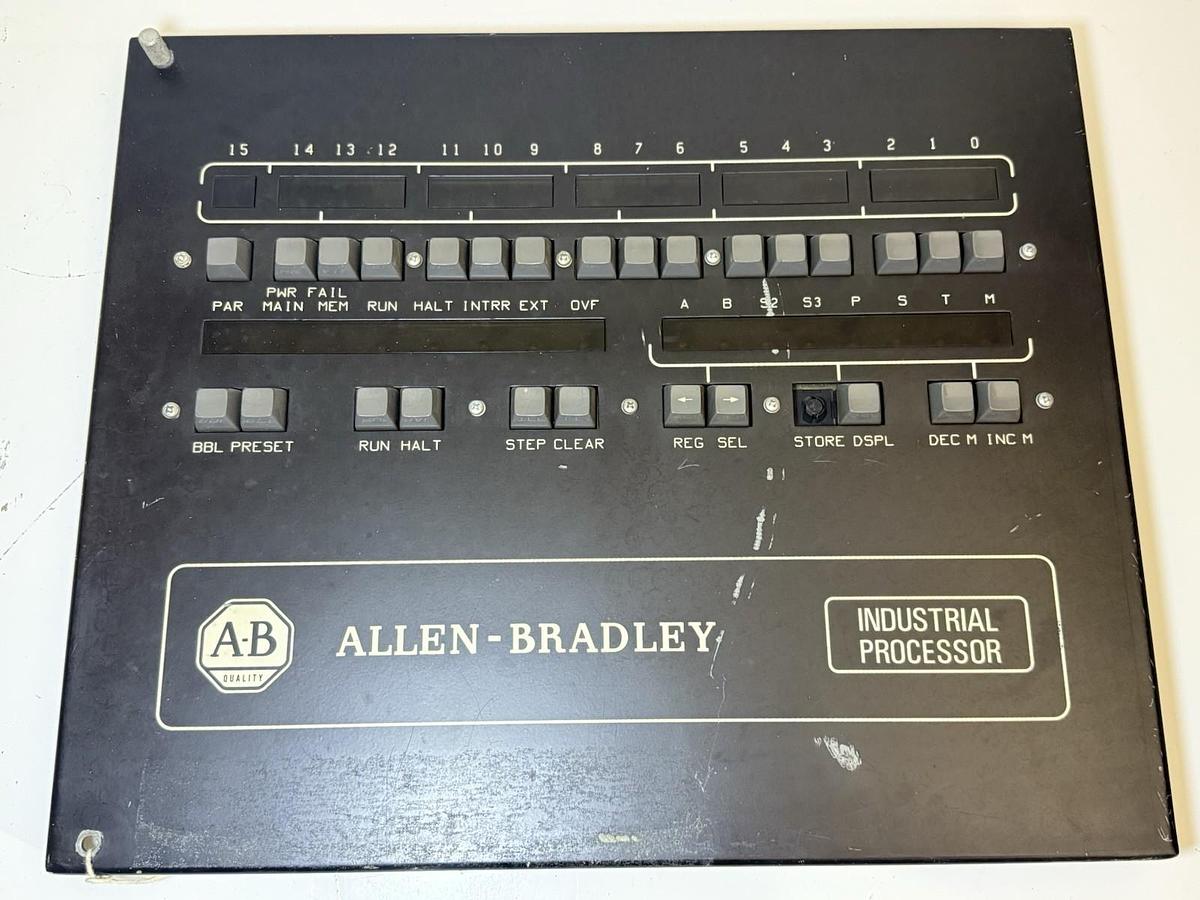 Used Allen Bradley Industrial Processor Control Panel 3264 (P/N: 634492-01)