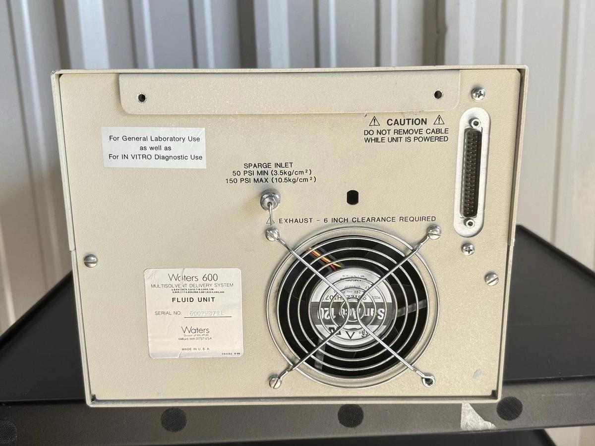 Used Waters 600 600E Multisolvent Delivery System Fluid Unit and Controller