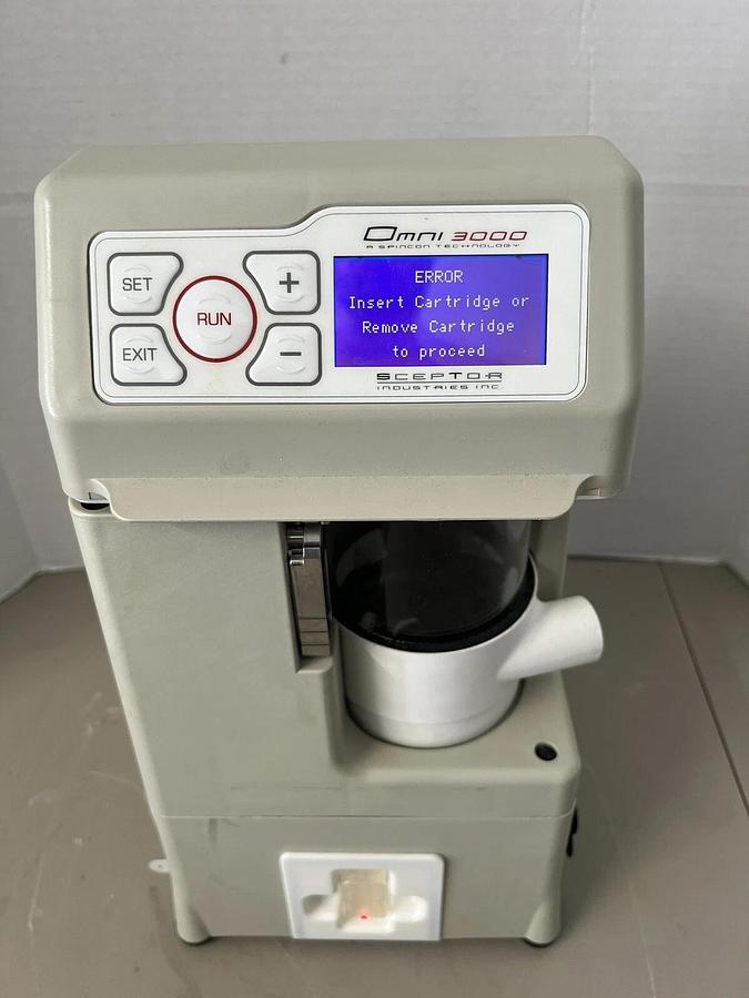 Used Sceptor Omni 3000 Air Sampler System – Clean, with case