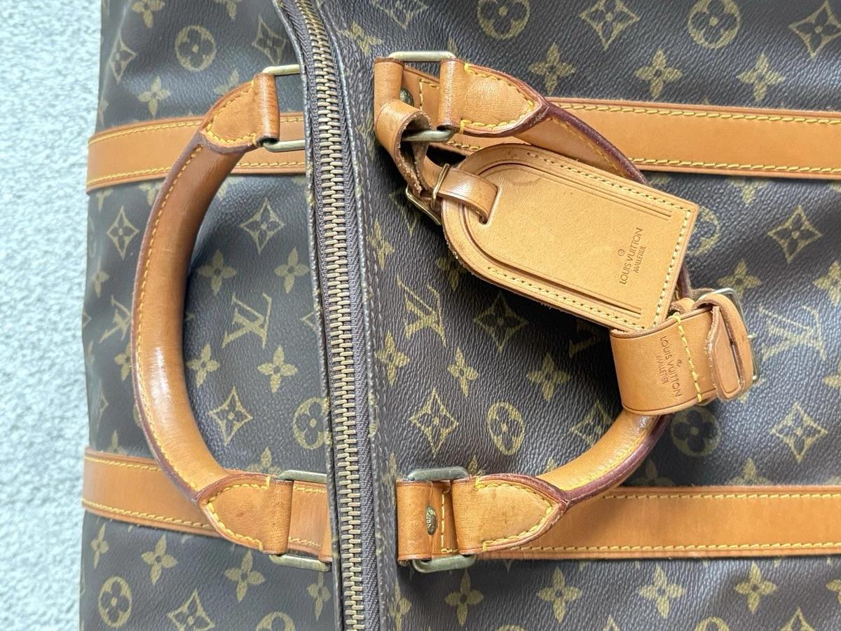 Used Louis Vuitton Monogram Keepall Boston Bag 60 Large Travel Bag