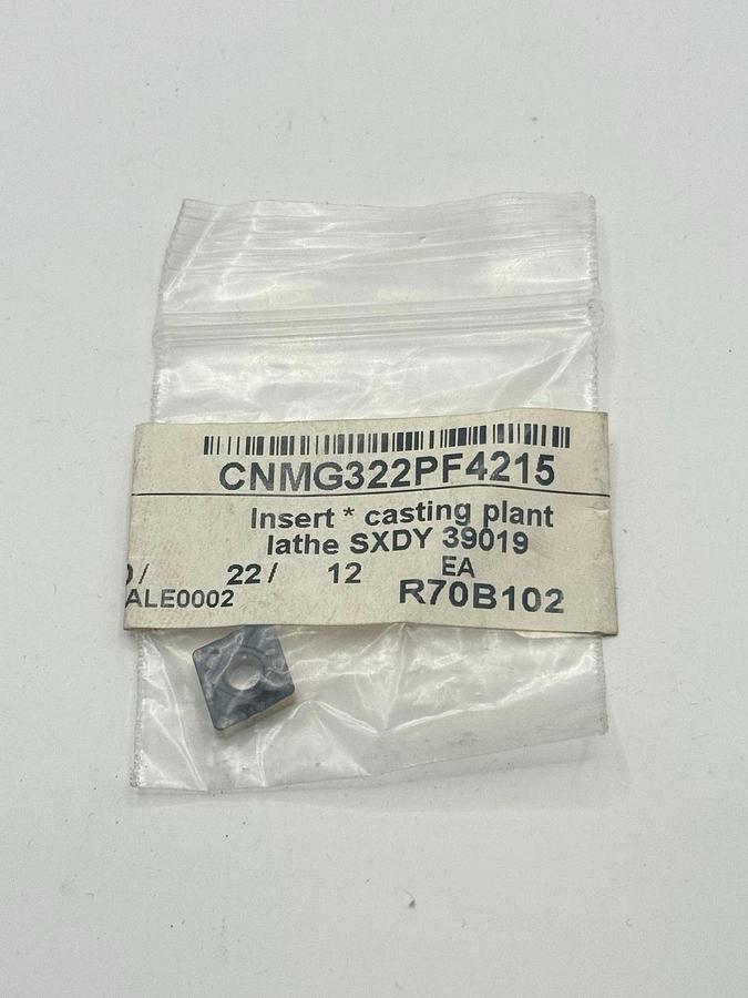 Used Sandvik Carbide Turning Insert CNMG 322 PF4215 Lathe SXDY 39019