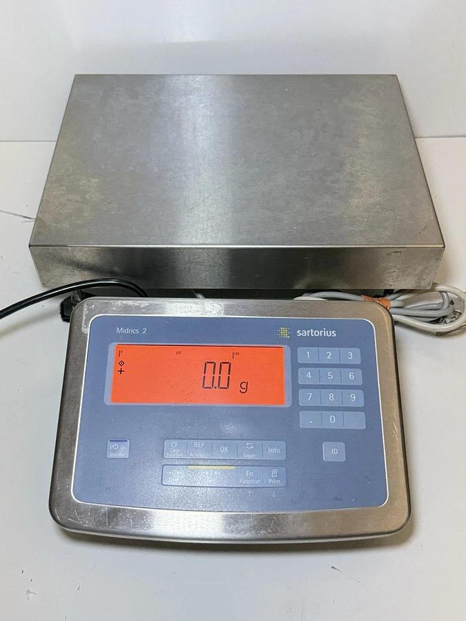 Used Sartorius Midrics 2 MIS2U Platform Digital Lab Scale