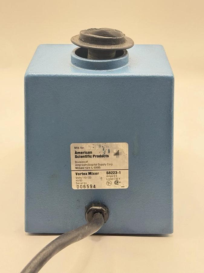 Used American Scientific Products SP - Vortex Mixer S8223-1 Laboratory Mixer Shaker