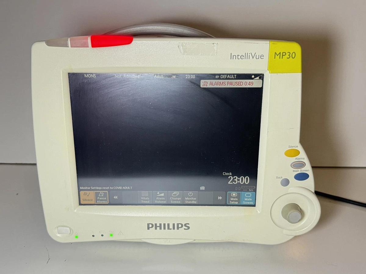 Used Philips IntelliVue MP30 Patient Monitor - Working Condition