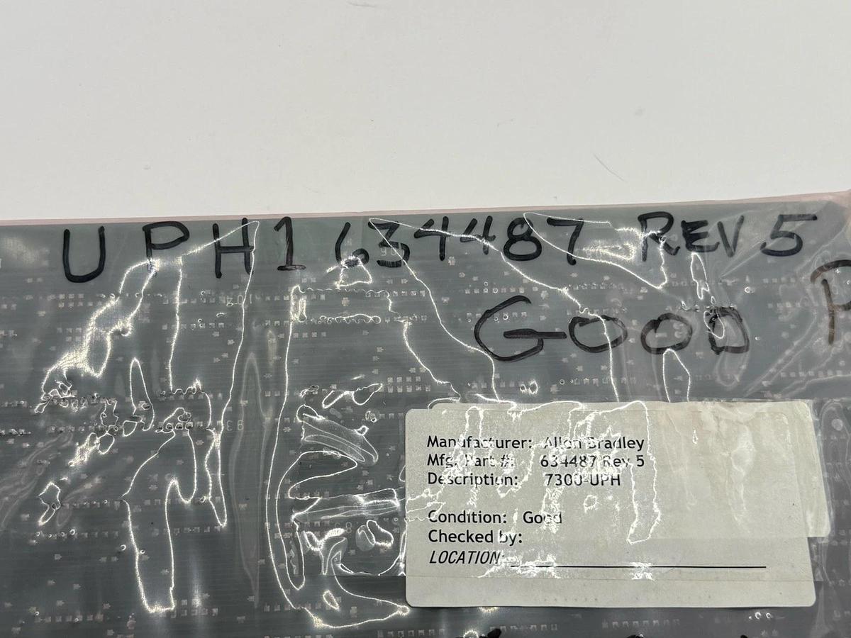 Used Allen Bradley 7300-UPH1 / 7300UPH1 634487 CNC Memory Interface Module Board