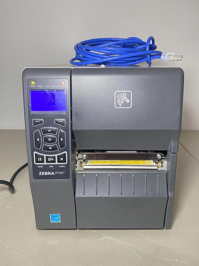 Used Zebra ZT230 Direct Thermal Monochrome Label Printer 783555034965