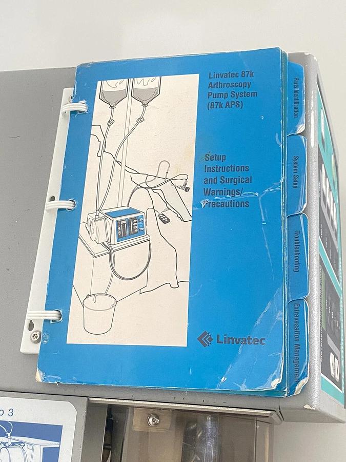 Used Linvatec 87k Arthroscopy Pump System 87000