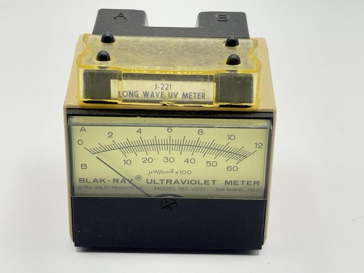 Used UVP, Inc. Blak-Ray Model J221 Long Wave Ultraviolet UV Meter